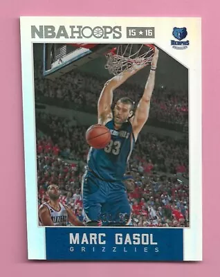 2015-16 Panini Hoops Marc Gasol #74 Silver #'ed 030/299 Memphis Grizzlies • $1.80