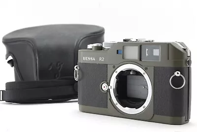 Read [MINT W/Case] Voigtlander BESSA R2 Olive Rangefinder Film Camera JAPAN 1195 • $899.99