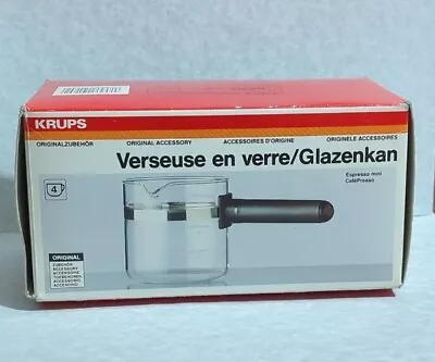 $19.75 • Buy Vintage Krups Glass Carafe 027/A-70 Glaskrug Espresso Mini Replacement NIB