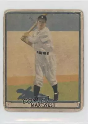 1941 Play Ball Max West ((C) In Lower Back Left Corner) #2.1 • $11.46