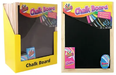 £3.99 • Buy Artbox Chalk Board 23 X 30 Cm Set A4 + Chalks Board & Eraser Rubber