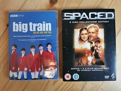Big Train Complete Series 1-2 & Spaced 1 & 2 - 5 X DVD Simon Pegg Set • £9.99