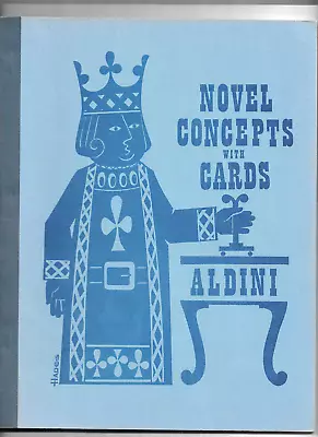 Novel Concepts With Cards Aldini Magic Vintage Book Micky Hades Enterprises • $5