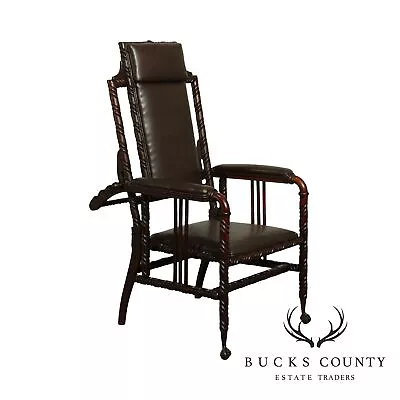 Hunzinger Antique Victorian Gothic Period Reclining Morris Chair • $2495