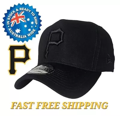 Pittsburgh Pirates P Mlb New Era 9forty Black On Black Snapback Cap Hat La Ny • $36.95