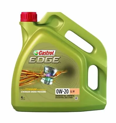 £65 • Buy Engine Oil Edge 4l 0w20 Acea C5 Porsche C20 Vw 508.00 Vw 509.00 I 1 Set