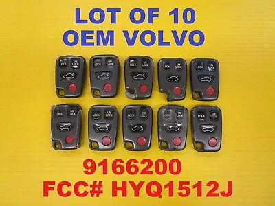 Lot Of 10 OEM Used Volvo Keyless Remote Fob 9166200 HYQ1512J • $97.88