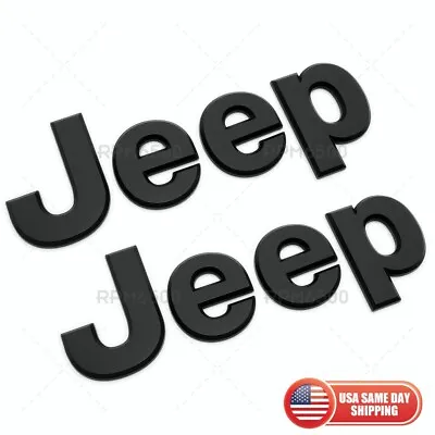 2018-2022 Jeep Wrangler JL Gladiator Right & Left Side Fender JEEP Emblem Mopar • $47.99