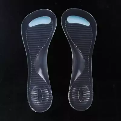 3/4 Transparent Gel Insoles Arch/Metatarsal Support For High Heels Sandals • £5.93