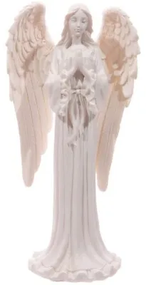 £12.50 • Buy Guardian Angel Praying Statue , 20cm Tall Memorial Figurine , Gift Boxed