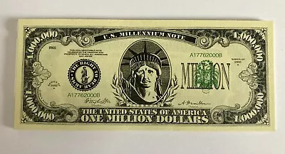 One Million Dollar Note $1000000 On Quality Paper - In Stock UK • £5.95