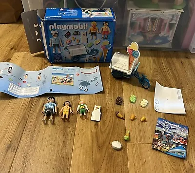 Playmobil 9426 Family Fun Ice Cream Cart Not Complete • £1.50