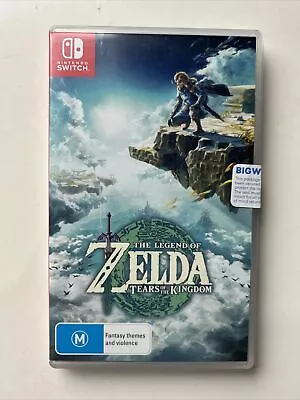 The Legend Of Zelda Tears Of The Kingdom (Nintendo Switch 2023) • $69.95