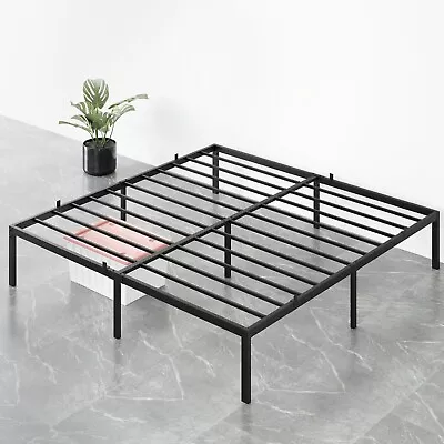 Heavy Duty 14  Queen/Full/Twin Size Bed Frame Metal Platform Sturdy Slat Support • $71.99