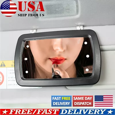 Sun Visor Vanity Mirror PORTABLE 6 LED Lighted ClipOn Car Interior Makeup Shade • $9.99