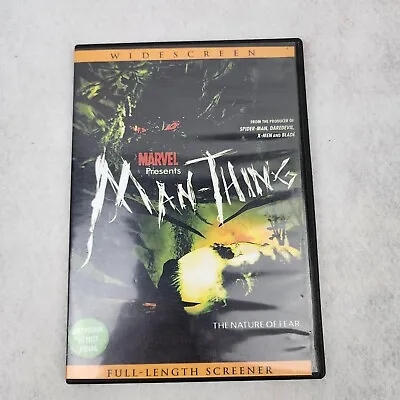 Rare Cover Artwork Is Not Final DVD MAN - THING The Nature Of Fear  2005 • $21.24