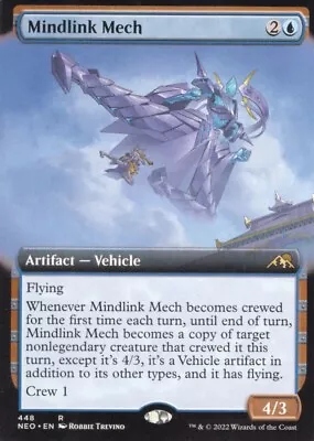 MINDLINK MECH EXTENDED ART 448 NEON DYNASTY MTG MAGIC NM (yourdeckbuilder) • $1.39