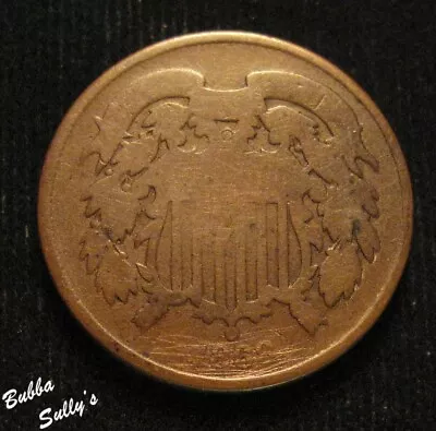 1868 Two Cent Piece G Details • $2.25