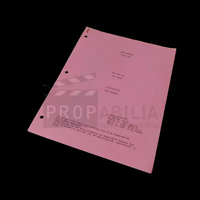 THE X-FILES Wetwired Pink Script Pages S03E23 Original Script Prop (9547-8550) • $95