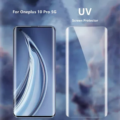 $8.79 • Buy For Oneplus 10 Pro 5G UV Clear 3D Tempered Glass Full Coverage Screen Protector