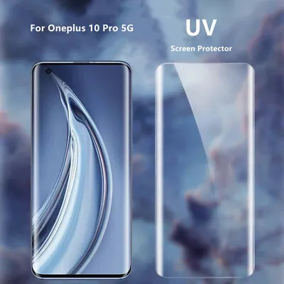 For Oneplus 10 Pro 5G UV Clear 3D Tempered Glass Full Coverage Screen Protector • $8.79