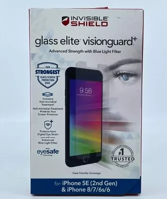 ZAGG InvisibleShield Glass Elite VisionGuard+ Screen Protector For IPhone SE 2 • $9.99