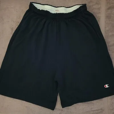 Vintage 90s Champion Athletic Gym Shorts Men's Size Xl Navy • $9.09
