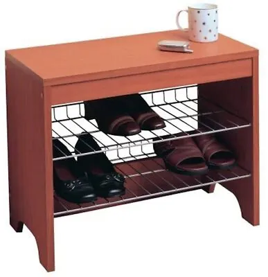 Entryway Bench Shoe Rack Rubbermaid • $75