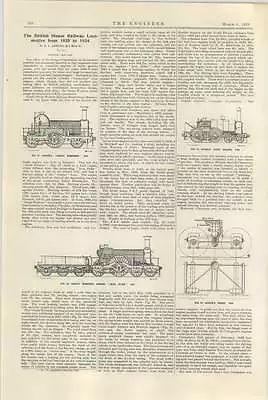 1925 Gooch Great Western Engine Iron Duke Saddle Tank Bogey • $12.45