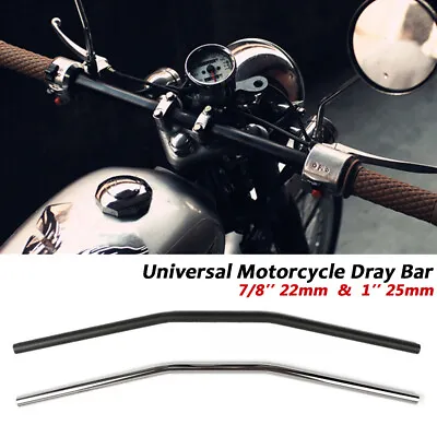 Custom 1  7/8  Motorcycle Drag Handlebars Bars For Yamaha Honda Suzuki Kawasaki • $27.50