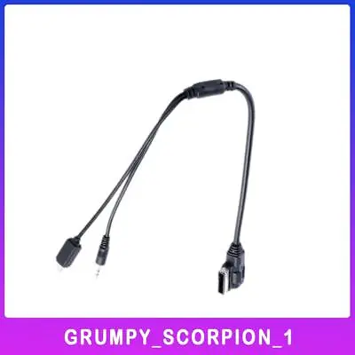 For VW Audi IPod IPhone 5 6S AMI MDI MMI MP3 3.5 Mm AUX Cable Adapter Interface • $10.40