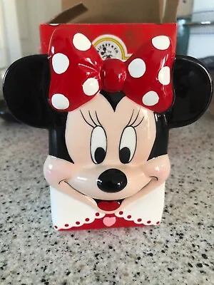 Enesco Mickey & Co Minnie Mouse Sculpted Vase. Nib. Disney • $20