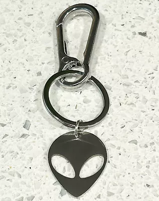 UFO Collection: High Quality Alien Head Stainless Steel Key Ring • $6.99