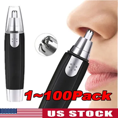 Electric Nose Ear Hair Trimmer Face Eyebrow Mustache Beard Shaver Clipper Unisex • $213.39