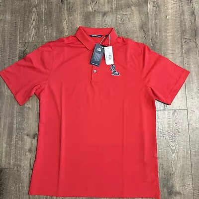 Cutter & Buck Virtue Eco Pique Men’s Polo Size L Ole Miss  • $14.99