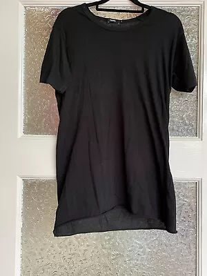 BASSIKE - Black Round-Neck T-shirt Tee XS • $25