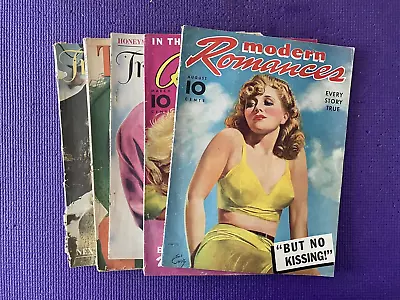 Vintage Lot Of (5) Romance Magazines 1939-1947 • $9.99