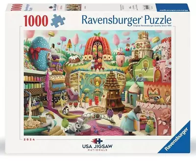 Ravensburger Demelsa Haughton Sweet Street 1000 Pc Puzzle - New - Ships FREE! • $69.95