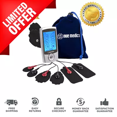 Tens Unit Muscle Stimulator Pulse Massager Electrotherapy Pain Reliever Machine • $22.99