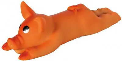 Dog Toy RUBBER LATEX PIG Squeaky Dog Toy 13cm With Squeak GREAT FUN • £4.50