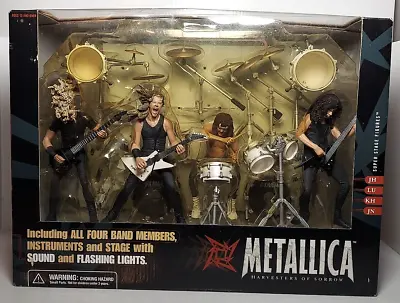 Metallica 2001 Harvesters Of Sorrow McFarlane Boxed Stage Sound & Lights CIB New • $330