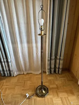 Vintage Stiffel Style Candlestick Brass Floor Lamp  61” Mid Century Modern Works • $149.99