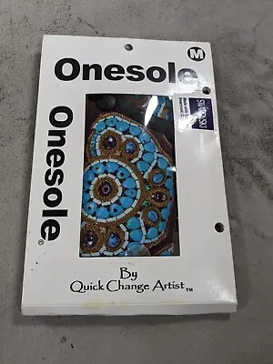 Onesole Travel Shoe Interchangeable Mystic Turquoise- Medium • $12.98