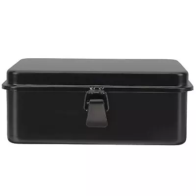 Metal Tool Box Tool Storage Case Organizer Metal Tool Chest With Latch Porta... • $36.05