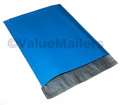 500 9x12 Blue Poly Mailers Shipping Envelopes Couture Boutique Quality Blue Bags • $27.95