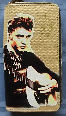 ELVIS PRESLEY Canvas Purse (200mm X 100mm) • $10