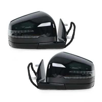 Rear View Side Mirror Assembly Black For 2005-2011 Mercedes Benz W164 X164 ML GL • $389