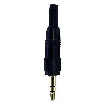 3.5mm Screw Locking TRS Stereo Jack Plug For Microphone Transmitter & Receiver • £5.99