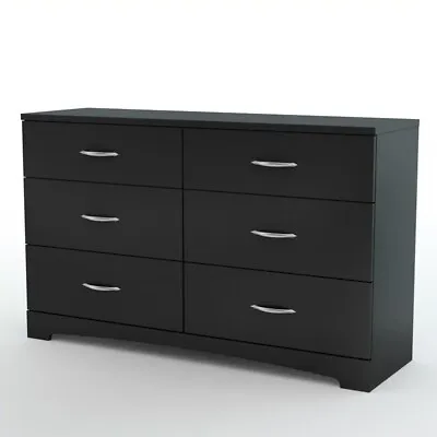 South Shore Maddox Dresser In Pure Black • $238.25