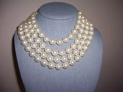 Classic Carolee Multi-Strand Pearl Necklace • $39.99